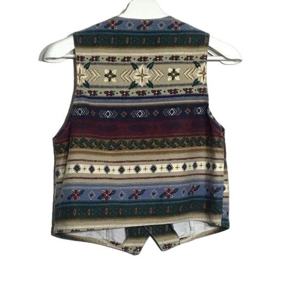 Vintage 90's Vest By Vivaldi Jeanswear M - Picture 9 of 10
